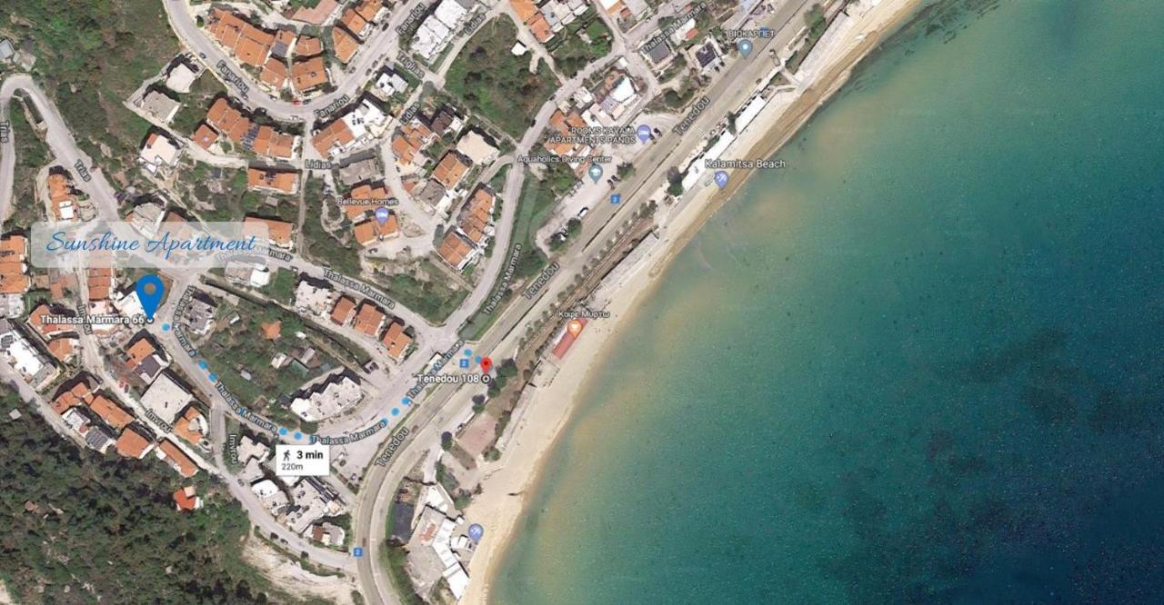 Sunshine Apartment Kavala Esterno foto